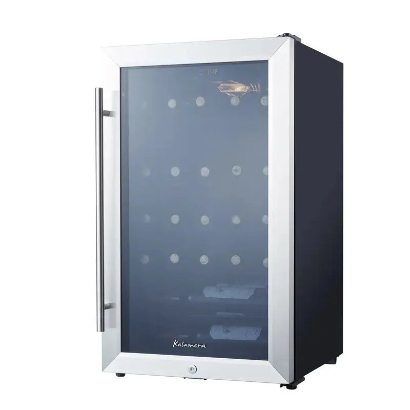 Kalamera 19'' 30 Bottle Single Zone Freestanding Wine Refrigerator | Fridge.com