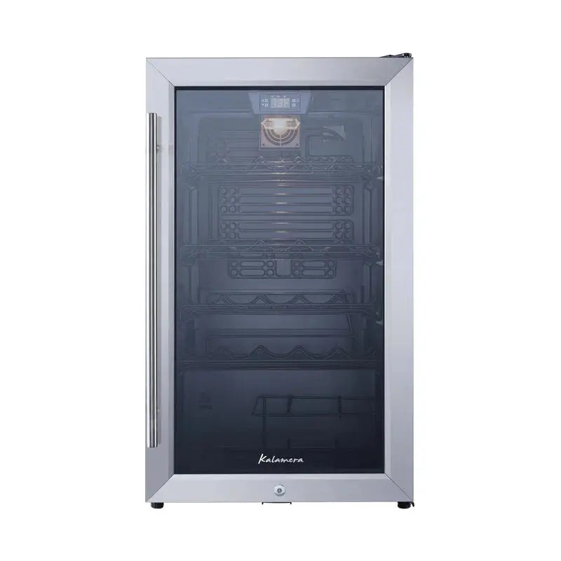 Kalamera 19'' 30 Bottle Single Zone Freestanding Wine Refrigerator | Fridge.com