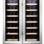 Kalamera 40 Bottle Dual Zone Built-In Wine Refrigerator | Fridge.com