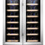 Kalamera 40 Bottle Dual Zone Built-In Wine Refrigerator | Fridge.com