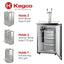 Kegco 5.6 Cubic Feet Dual Tap with Adjustable Temperature | Fridge.com