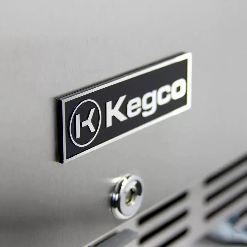 Kegco Outdoor Single Tap Freestanding Kegerator with Door Lock and Adjustable Temperature | Fridge.com