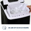 Koolatron Nugget Ice Maker Countertop, Portable Ice Maker Machine with Self-Cleaning Function, Easy Operation, Pellet Ice Maker for Home/Kitchen | Fridge.com