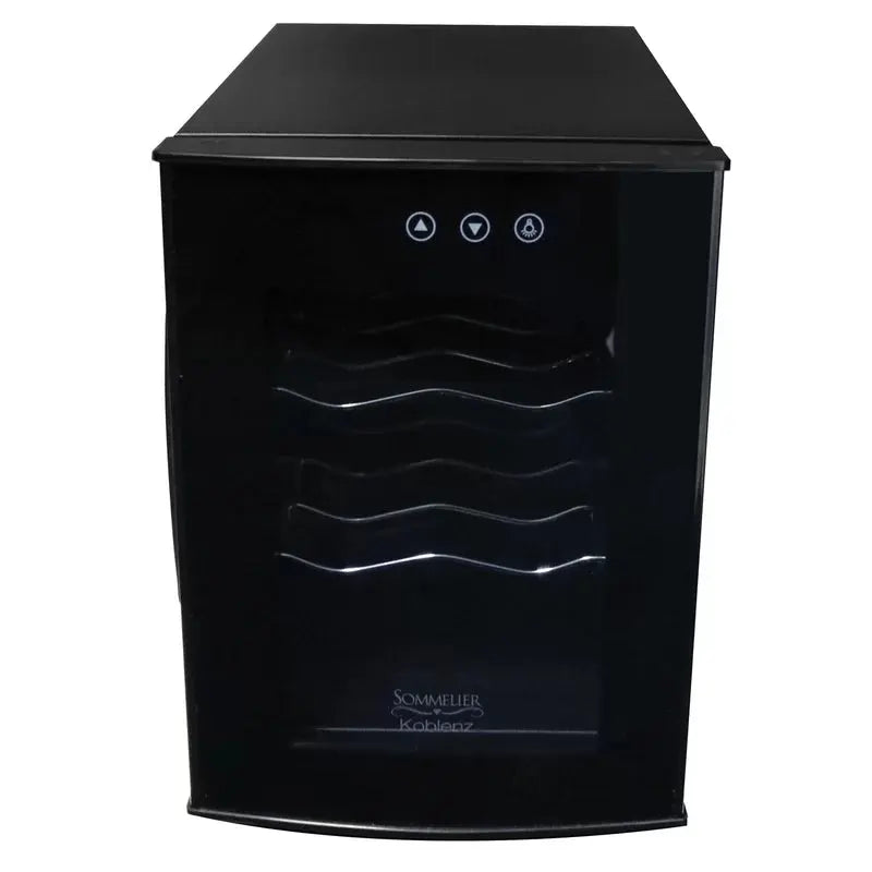 Koblenz 10.44'' 6 Bottle Single Zone Freestanding Wine Refrigerator | Fridge.com