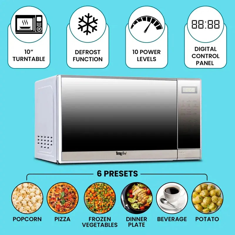 Koolatron 1.7 Cu Ft Compact Fridge + Total Chef 700W Microwave Combo | Fridge.com