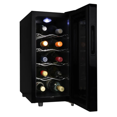 Koolatron 10 Bottle Wine Cooler, Thermoelectric Freestanding Wine Fridge | Fridge.com