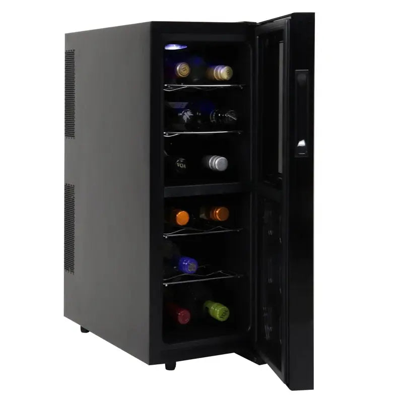 Koolatron 12 Bottle Dual Zone Freestanding Wine Refrigerator | Fridge.com