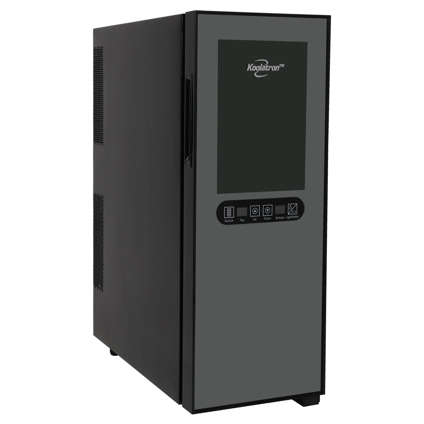 Koolatron 12 Bottle Dual Zone Wine Cooler with Digital Controls WC12DZ, Black | Fridge.com