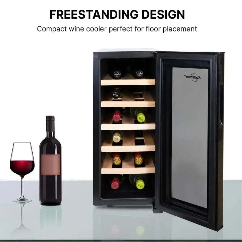 Koolatron 12 Bottle Freestanding Wine Refrigerator | Fridge.com