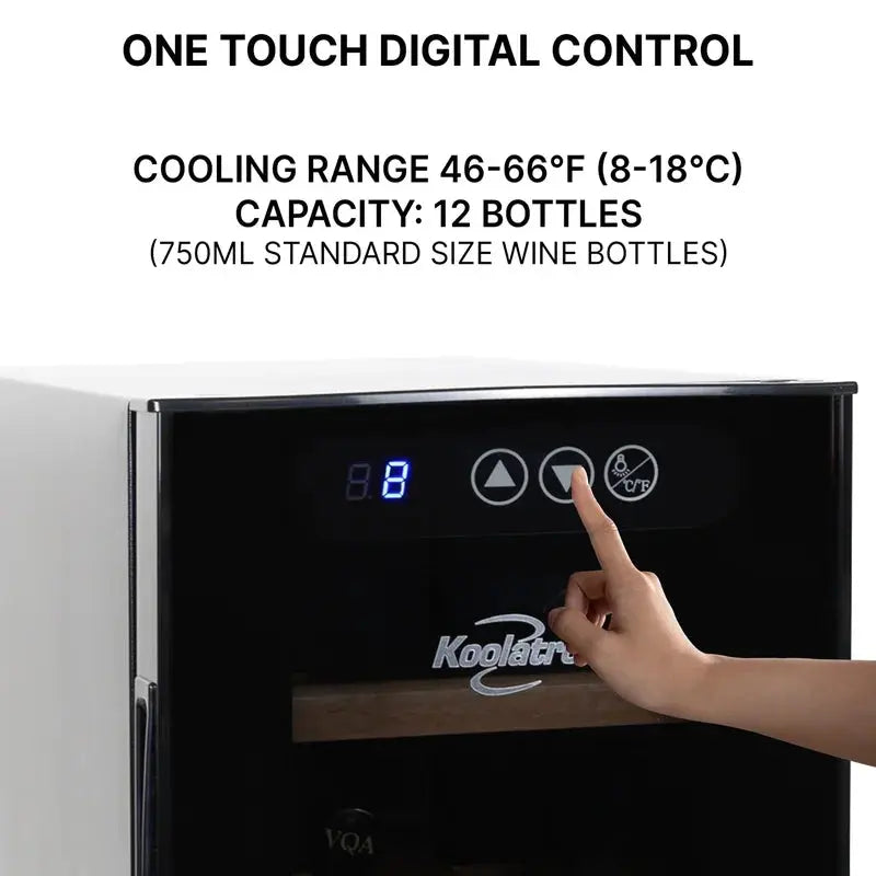 Koolatron 12 Bottle Freestanding Wine Refrigerator | Fridge.com