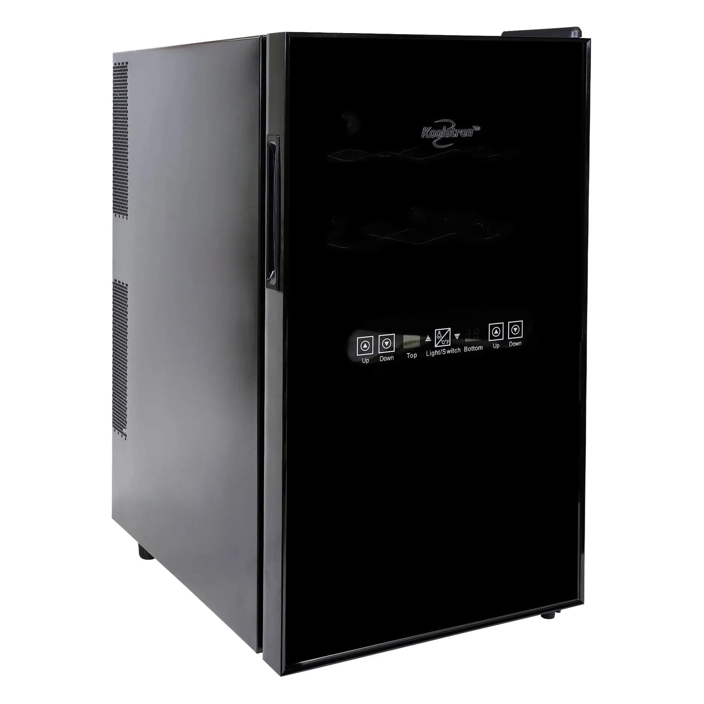 Koolatron 18 Bottle Dual Zone Wine Cooler Freestanding Wine Fridge Black | Fridge.com