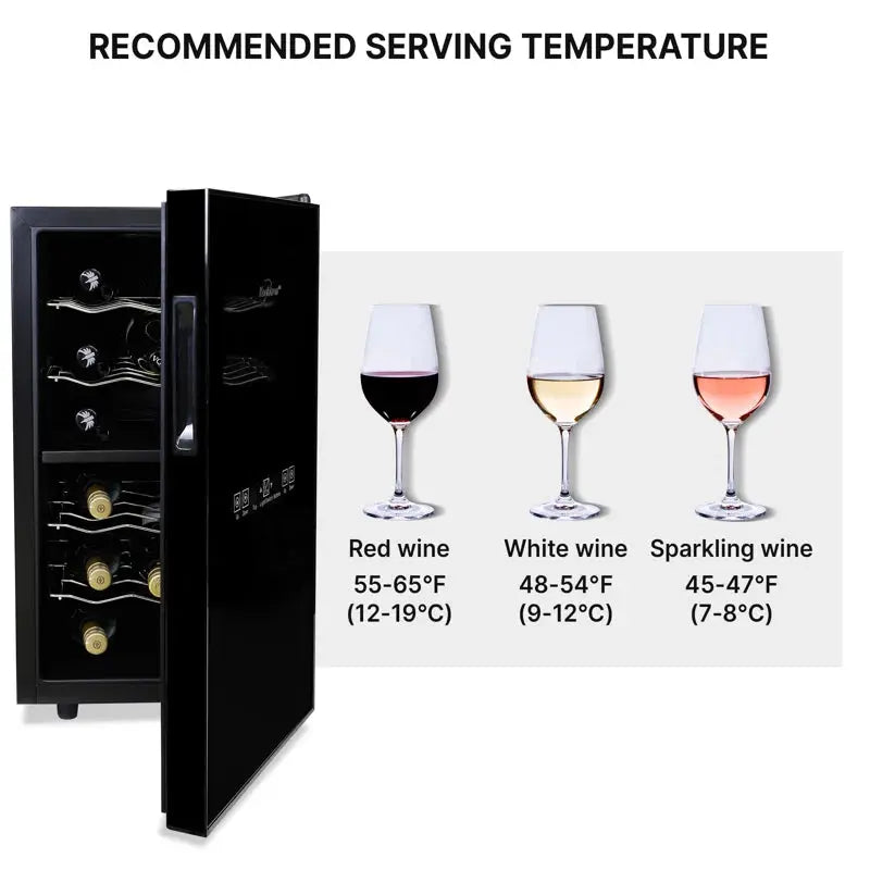 Koolatron 18 Bottle Dual Zone Wine Cooler Freestanding Wine Fridge | Fridge.com