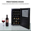 Koolatron 18 Bottle Dual Zone Wine Cooler Freestanding Wine Fridge | Fridge.com