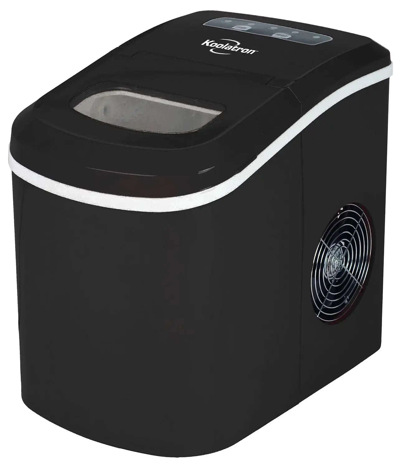 Koolatron 25Lb Portable Countertop Ice Maker KIM26, Black | Fridge.com