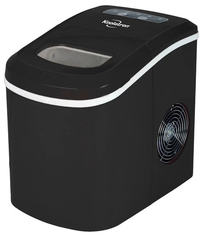 Koolatron 25Lb Portable Countertop Ice Maker KIM26, Black | Fridge.com