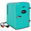 Koolatron 4L Retro Portable Mini Fridge 12V DC 110V AC 6 Can Cooler | Fridge.com