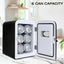 Koolatron 4L Retro Portable Mini Fridge 12V DC 110V AC 6 Can Cooler | Fridge.com