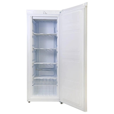 Koolatron 5.3 Cu. Ft. Upright Freezer, Slim Freezer 150Litre, White, Manual Defrost | Fridge.com