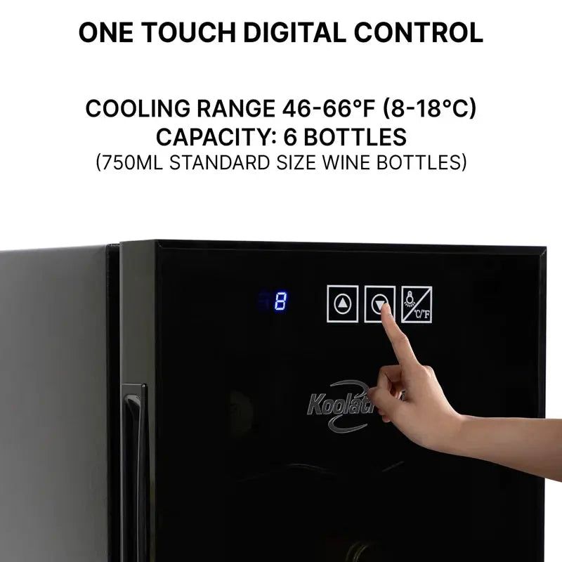 Koolatron 6 Bottle Freestanding Wine Refrigerator | Fridge.com