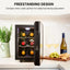 Koolatron 6-Bottle Wine Cooler 0.65 Cu. Ft. Standard Door Mini Fridge with Wine Rack and Temp. Control | Fridge.com