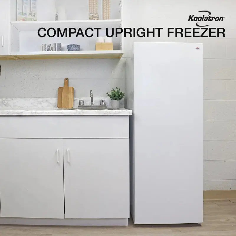 Koolatron 7 Cu. Ft. Upright Freezer with Adjustable Temperature Controls | Fridge.com