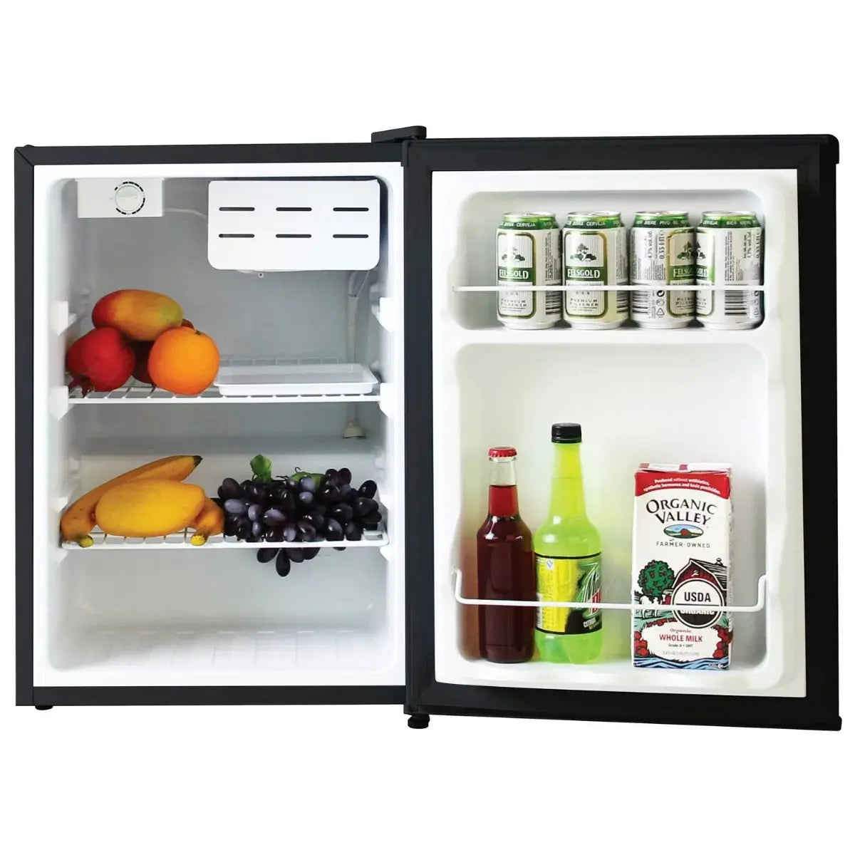 Koolatron BC46SS 1.6 Cubic Foot (44 Liters) Stainless Steel Personal Refrigerator | Fridge.com