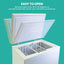 Koolatron Chest Freezer 5.0 Cu Ft, Compact Freezer (155L) White, Manual Defrost | Fridge.com