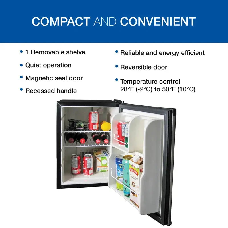 Koolatron Compact Fridge 1.76 Cu Ft (50L) | Fridge.com