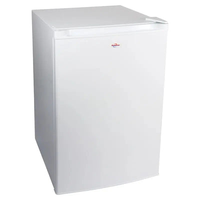 Koolatron Compact Upright Freezer, 3.1 Cu Ft (88L) White Manual Defrost | Fridge.com