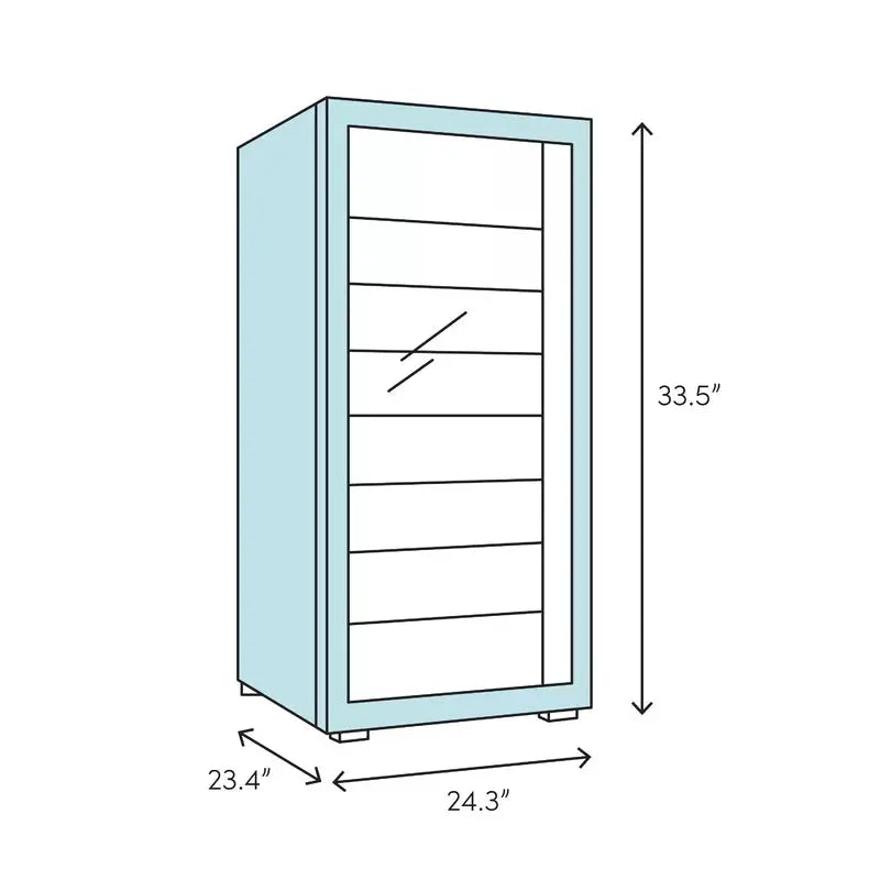 Koolatron Dual Zone Built-In Beverage Fridge, 8.1 Cu. Ft. Wine Fridge, 23L Wine Cooler | Fridge.com