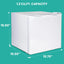 Koolatron Mini Upright Freezer, 1.2 Cu Ft (34L), White, Flat Back | Fridge.com