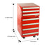 Koolatron Tool Chest Fridge 1.8 Cu Ft Rolling Fridge with Tool Drawers Red | Fridge.com