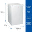 Koolatron Upright Freezer 3.1 Cu Ft, Mini Freezer 88 Litre, White, Manual Defrost | Fridge.com