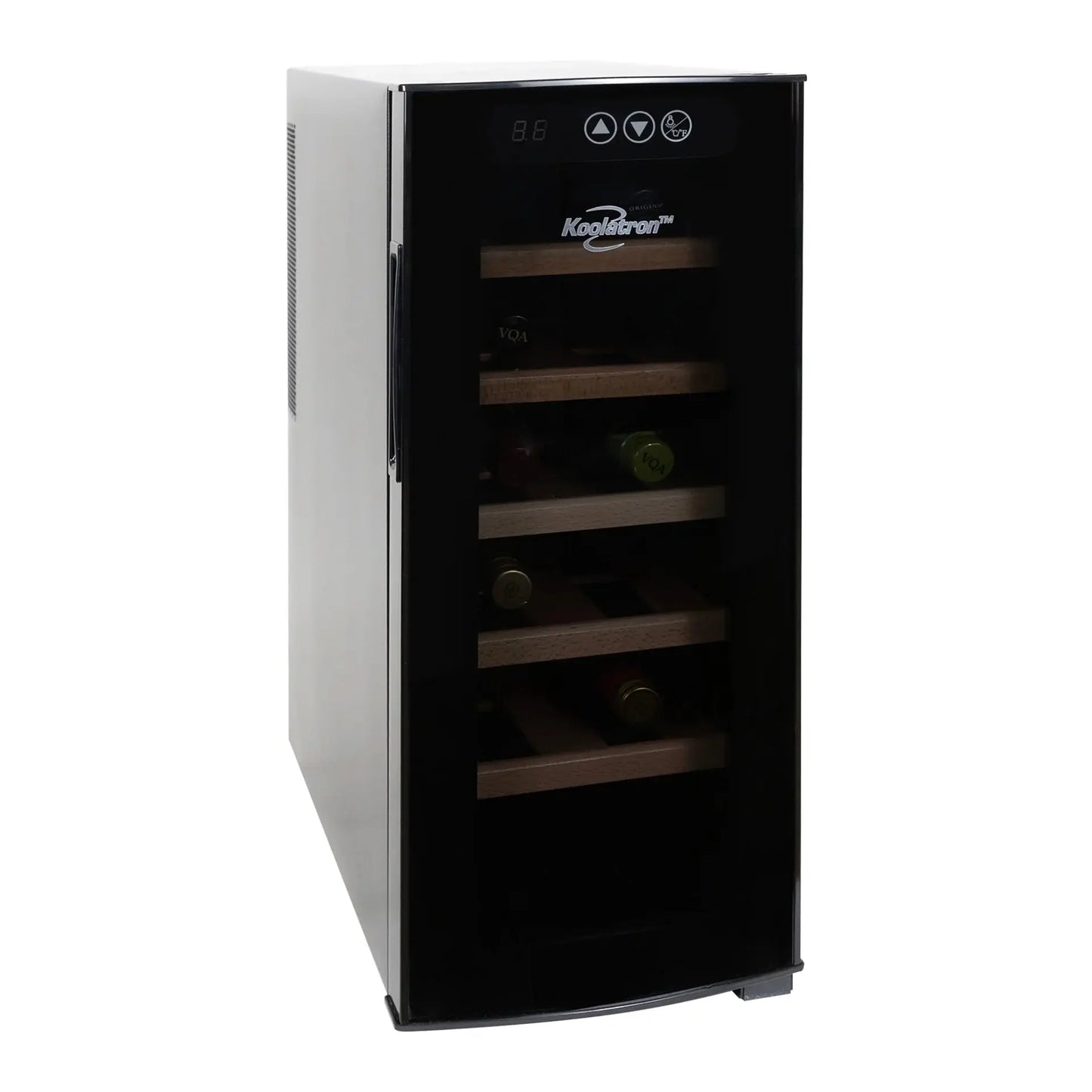 Koolatron Urban Series Deluxe 12 Bottle Wine Cooler Thermoelectric Refrigerator with Digital Temperature Controls | Fridge.com