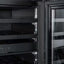 Koolmore Reserve 24 In. under Counter Panel Ready Dual Zone Wine Cooler with Black Shelves and 45 Bottle Capacity | Fridge.com