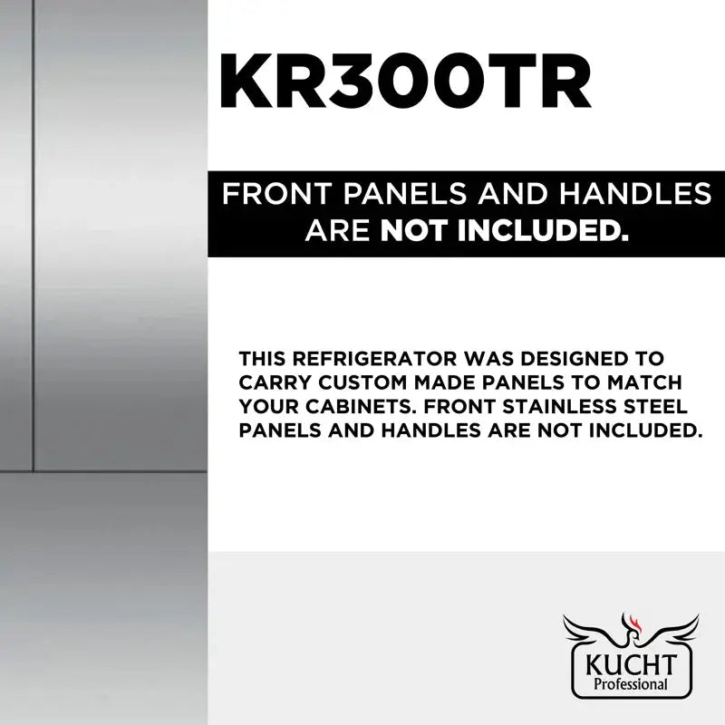 Kucht 30" 16.6 Cubic Feet Built-In Refrigerator | Fridge.com