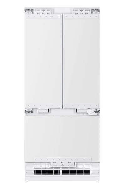 Kucht 36" 19.6 Cubic Feet Energy Star Built-In Built-In Panel Ready Rrefrigerator with Internal Water and Ice Dispenser | Fridge.com