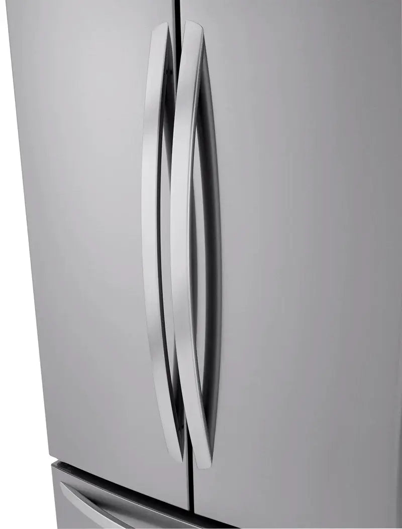 LG 23 Cu. Ft. 4-Door French Door Refrigerator with Internal Water Dispenser in Print Proof Stainless Steel, Counter Depth, 36" | Fridge.com