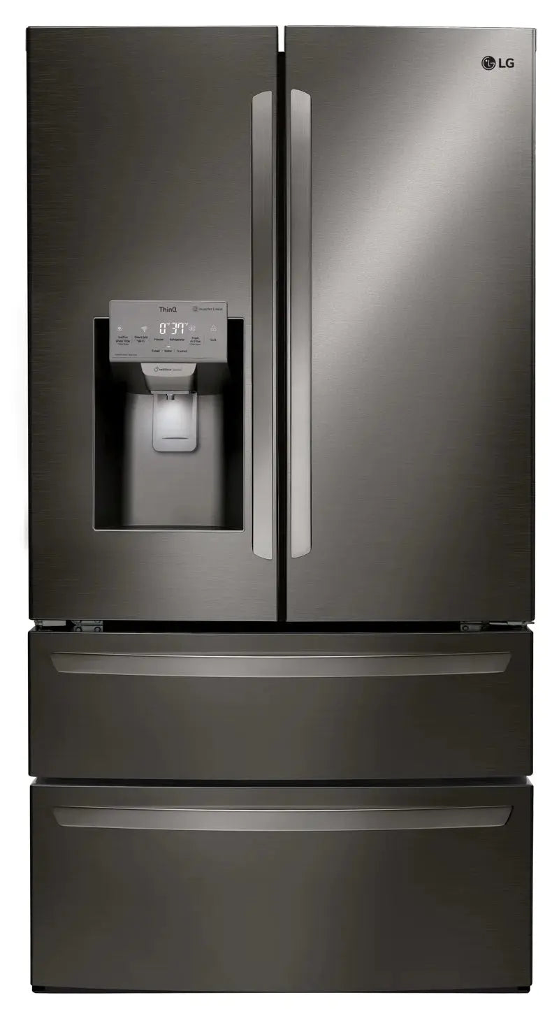 LG 28 Cu. Ft. 4-Door French Door Smart Refrigerator with Ice and Water Dispenser, 36" | Fridge.com