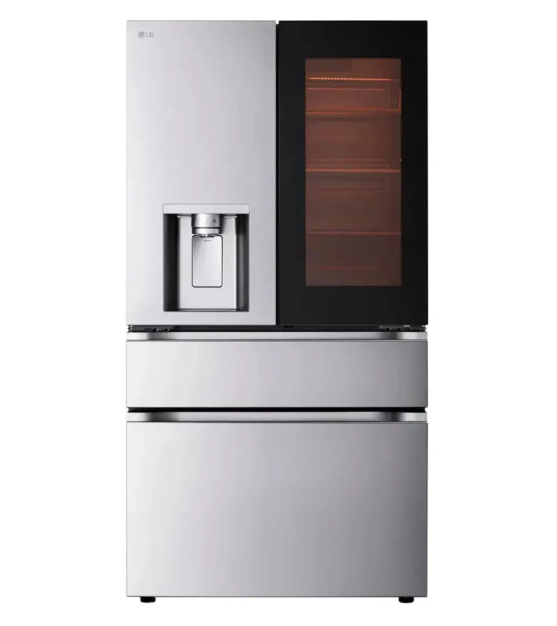 LG 29 Cu. Ft. Smart Instaview® Door-In-Door® Standard-Depth Max 4-Door French Door Refrigerator with Mycolor | Fridge.com