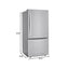 LG 33" Bottom Freezer Refrigerator 25.5 Cu. Ft. Refrigerator | Fridge.com