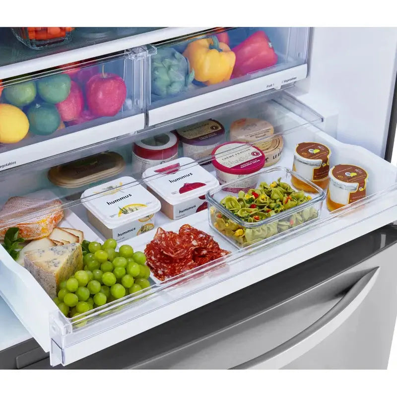 LG 33" Bottom Freezer Refrigerator 25.5 Cu. Ft. Refrigerator | Fridge.com