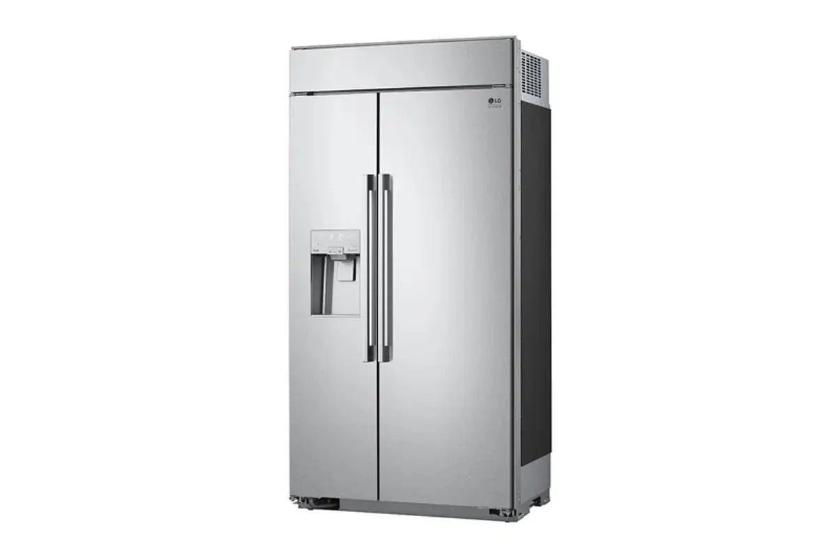 LG STUDIO 26 Cu. Ft. Smart Side-By-Side Built-In Refrigerator with Ice & Water Dispenser, 42" | Fridge.com