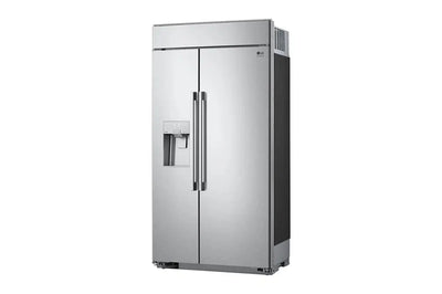 LG STUDIO 26 Cu. Ft. Smart Side-By-Side Built-In Refrigerator with Ice & Water Dispenser, 42" | Fridge.com