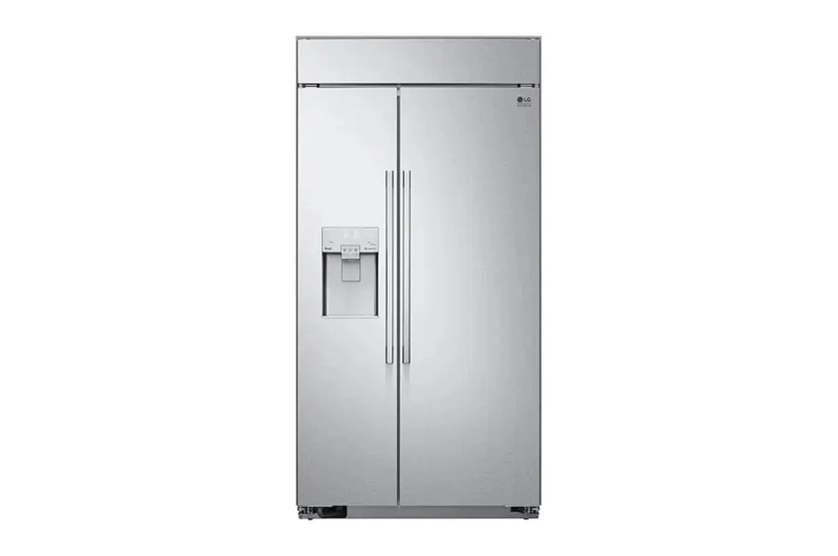 LG STUDIO 26 Cu. Ft. Smart Side-By-Side Built-In Refrigerator with Ice & Water Dispenser, 42" | Fridge.com