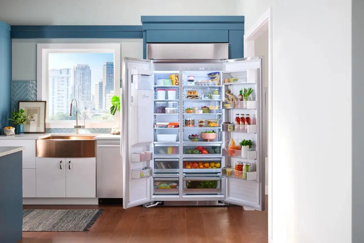 LG STUDIO 26 Cu. Ft. Smart Side-By-Side Built-In Refrigerator with Ice & Water Dispenser, 42" | Fridge.com