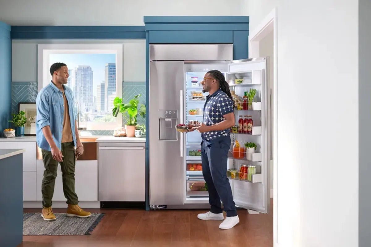 LG STUDIO 26 Cu. Ft. Smart Side-By-Side Built-In Refrigerator with Ice & Water Dispenser, 42" | Fridge.com