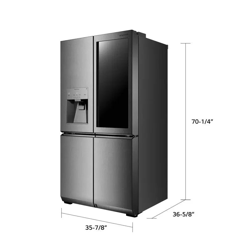 LG Signature 36" 30.8 Cubic Feet Smart French Door Refrigerator with External Water and Ice Dispenser | Fridge.com