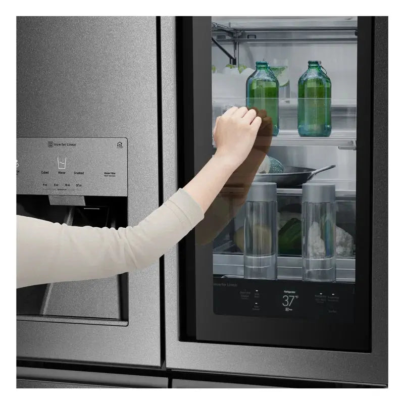 LG Signature 36" 30.8 Cubic Feet Smart French Door Refrigerator with External Water and Ice Dispenser | Fridge.com