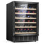 LINKEWODE 23.4'' 54 Bottle Single Zone Freestanding Wine Refrigerator | Fridge.com